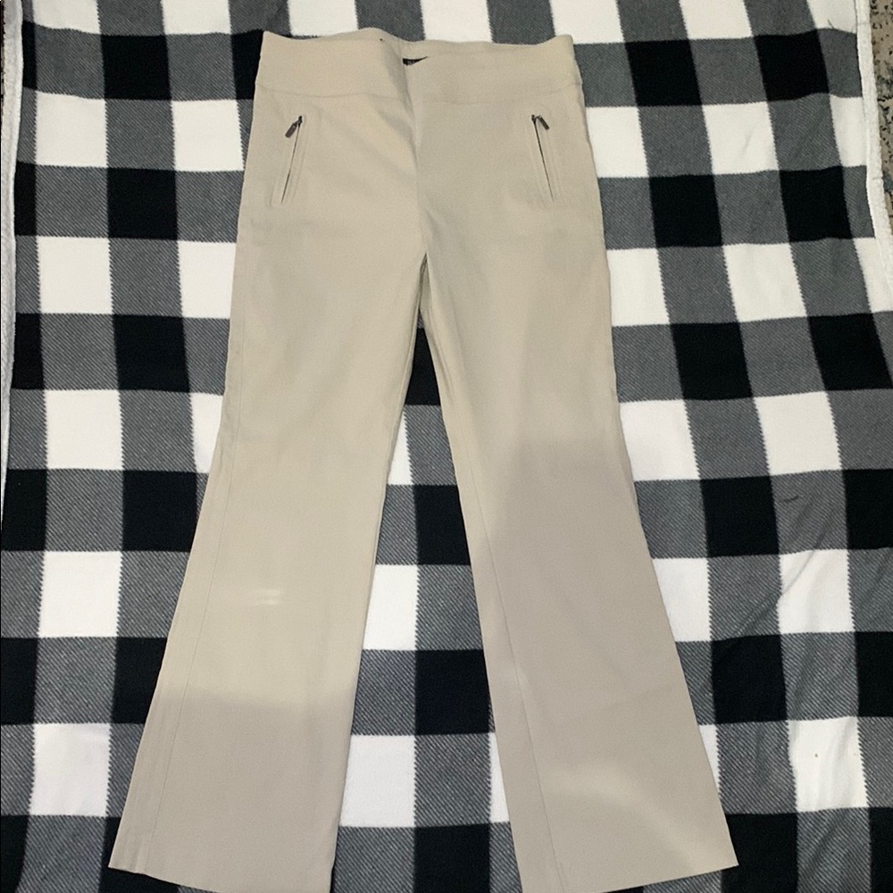 INC International Concepts Cream Trousers